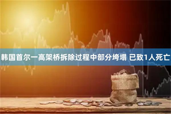韩国首尔一高架桥拆除过程中部分垮塌 已致1人死亡