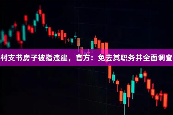 村支书房子被指违建，官方：免去其职务并全面调查
